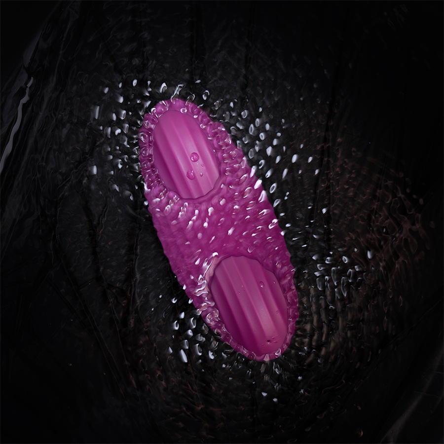 Estimulador vaginal curvo Edeny violeta de 9,1 cm – Control APP Svakom para placer discreto