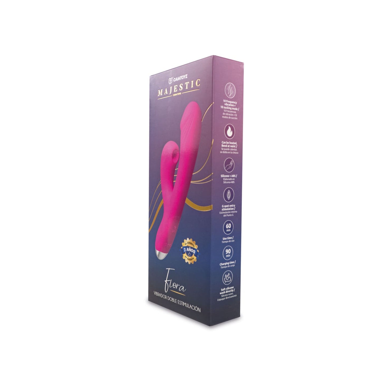 Vibrador de Doble Estimulación Flora