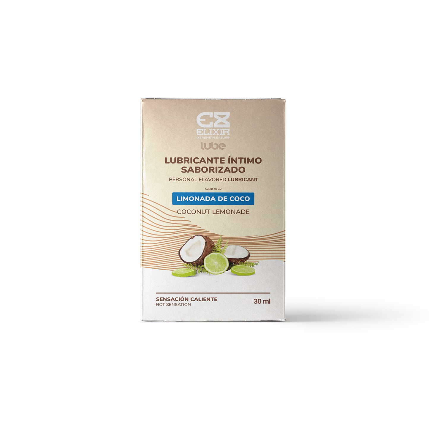Lubricante íntimo caliente limonada de coco - Sabor a fruta