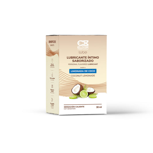 Lubricante íntimo caliente limonada de coco - Sabor a fruta