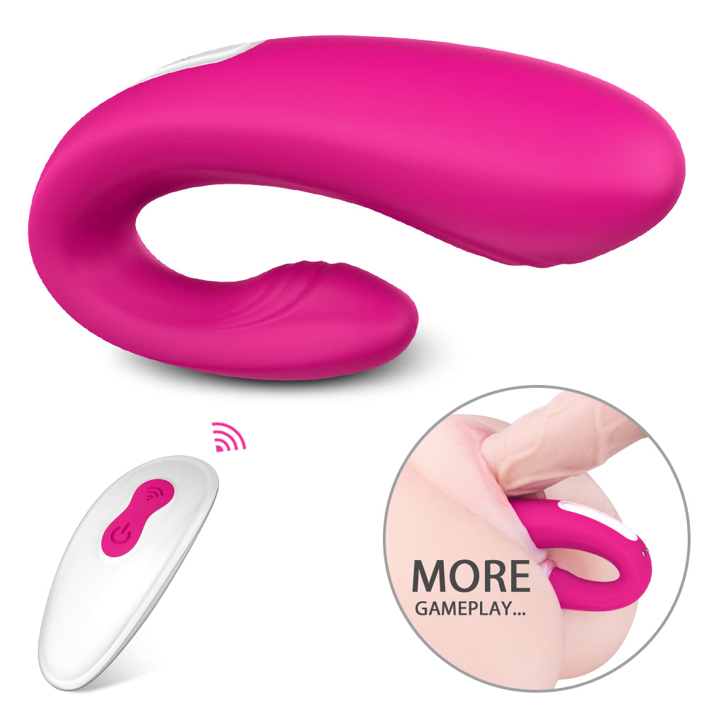 Vibrador Doble Estimulación Enjoy Remote Control Pink