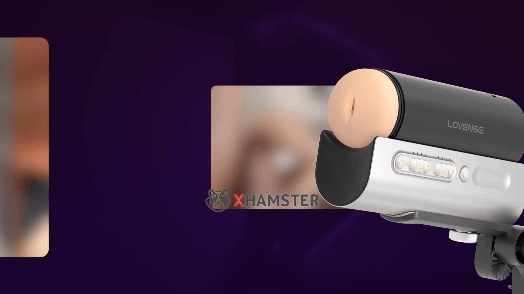 Lovense Solace Pro sincronizado con videos interactivos en plataformas para adultos, proporcionando una experiencia inmersiva.