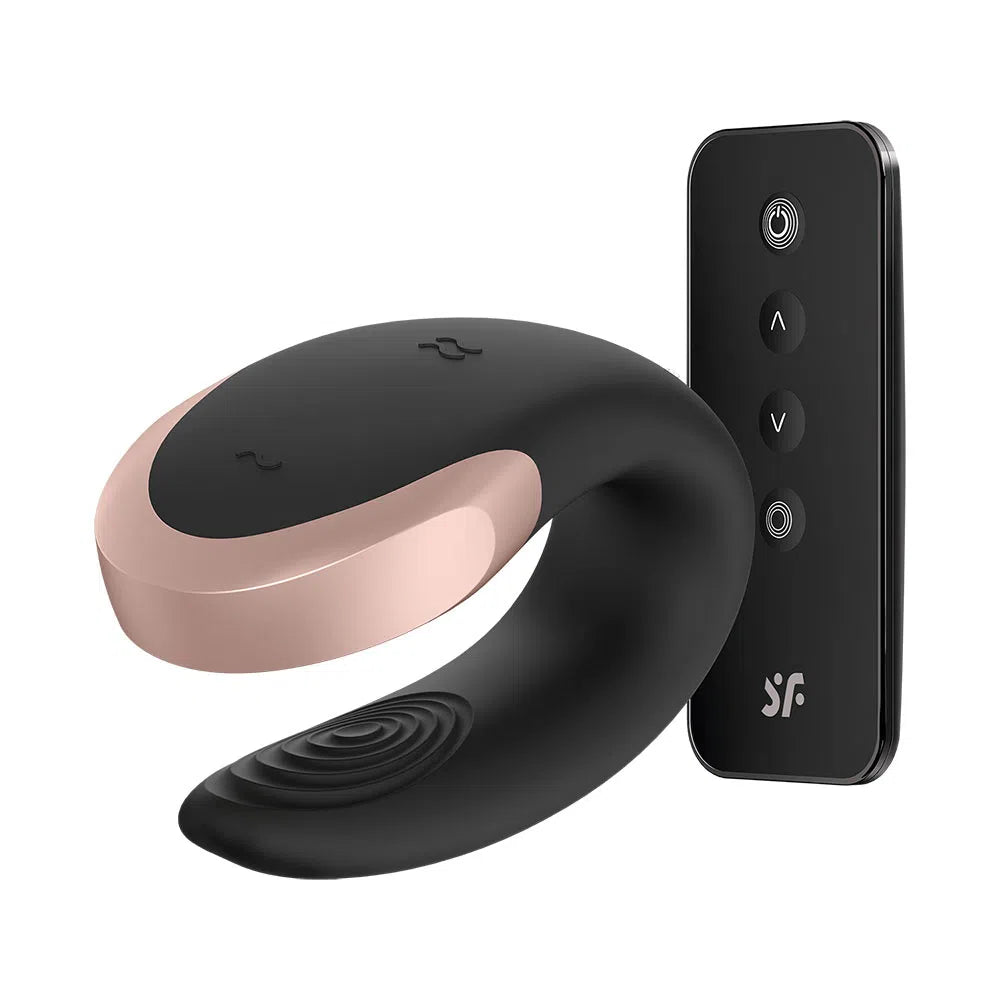 Satisfyer Double Love Negro Punto G Vagina