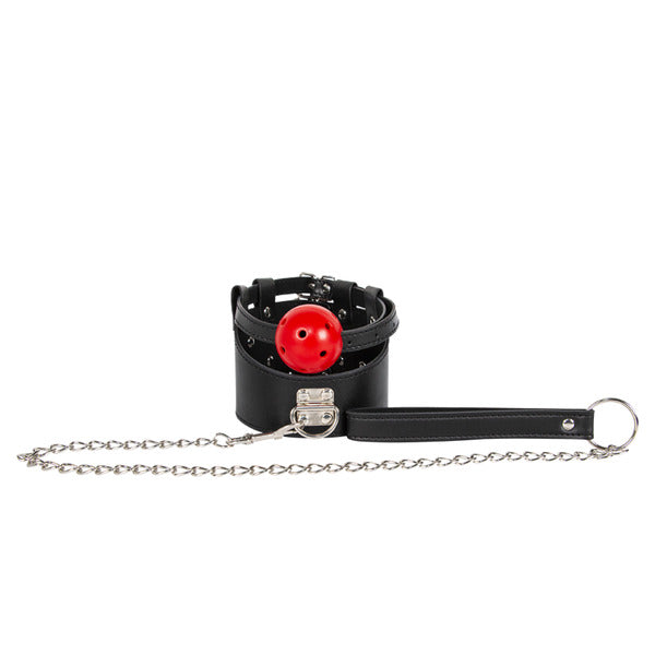collar para castigo con mordaza