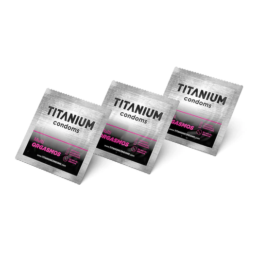 Condones Titanium Multiorgasmos x 3