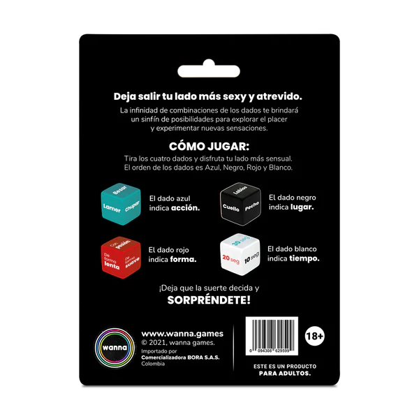 Dados Eróticos Wanna x4