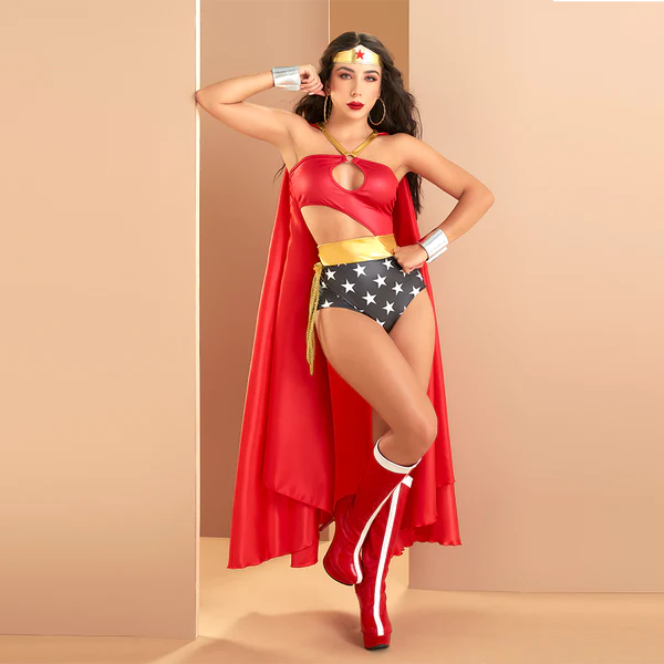 Disfraz Golden Age Wonder Woman Rojo