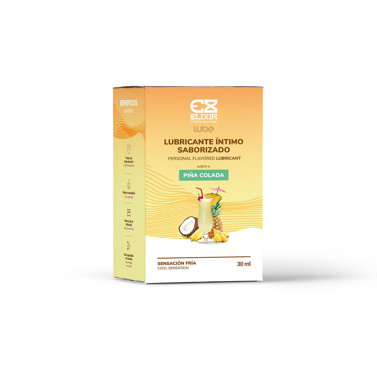 Lubricante Frío Saborizado Piña Colada