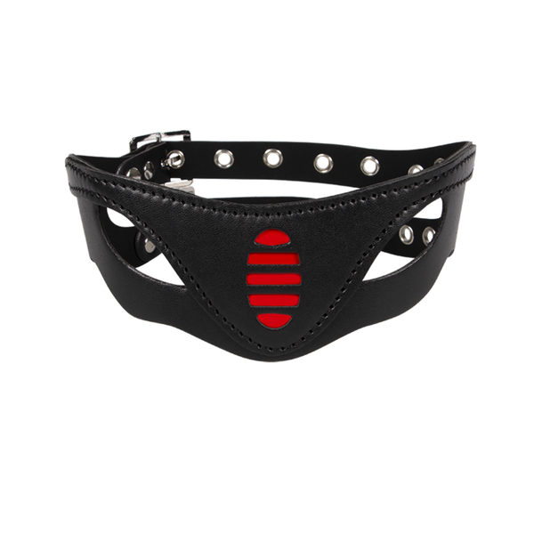 collar de cuero bondage para castigo