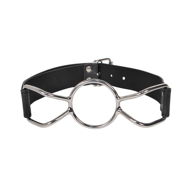 mordaza bondage de cuero