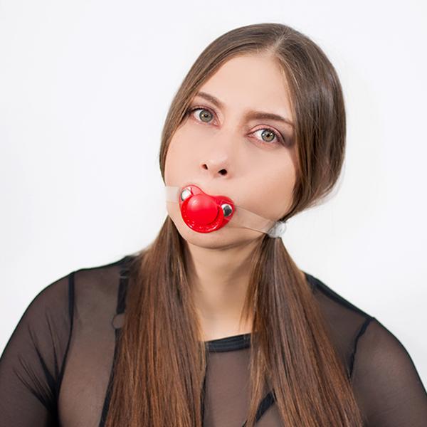 mordaza para juego de roles bdsm