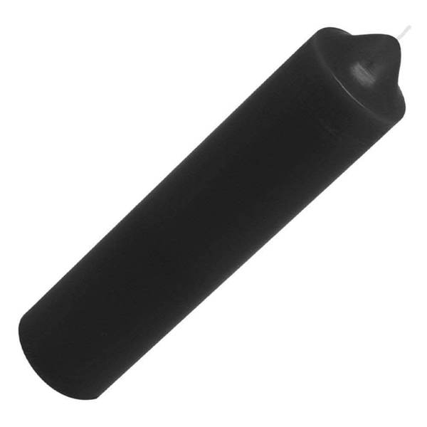 vela grande decorativa color negro