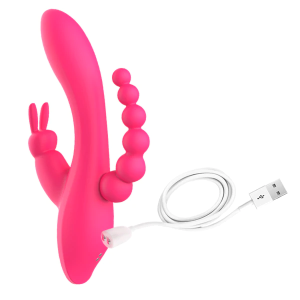 Vibrador Triple Estimulación Oley Pink