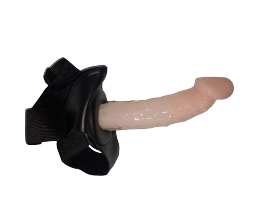 Arnés con consolador Hueco para Hombres Wearable Sleeve 7,5"