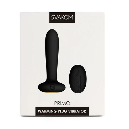 Plug Anal Vibrador Térmico Primo Svakom