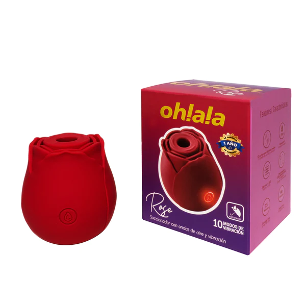 Vibrador y Succionador Rosita estimulador de clítoris ohlala