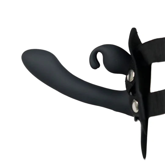 Arnés Vibrador Doble Estimulación Lord Rabbit RCT – 25 cm