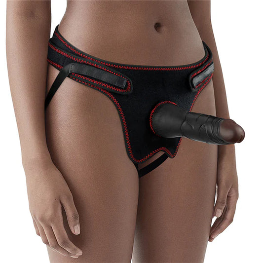 Arnés Easy Strapon Set con dildo realista de 19 cm – Ajustable, cómodo y versátil