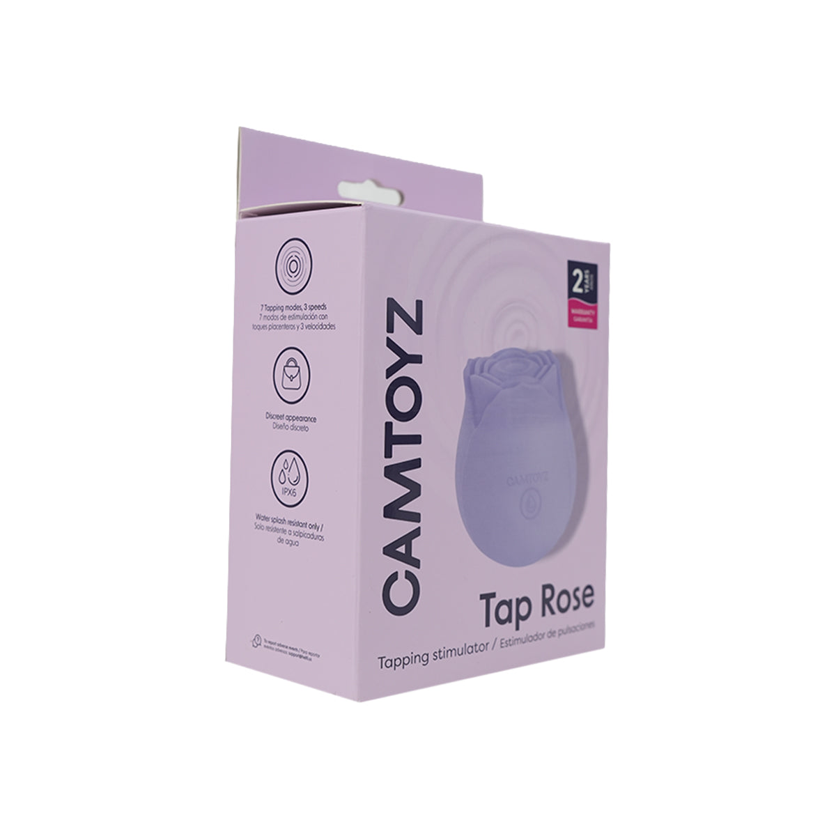 Estimulador de Clítoris con Pulsaciones a Tu Ritmo  Tap Rose