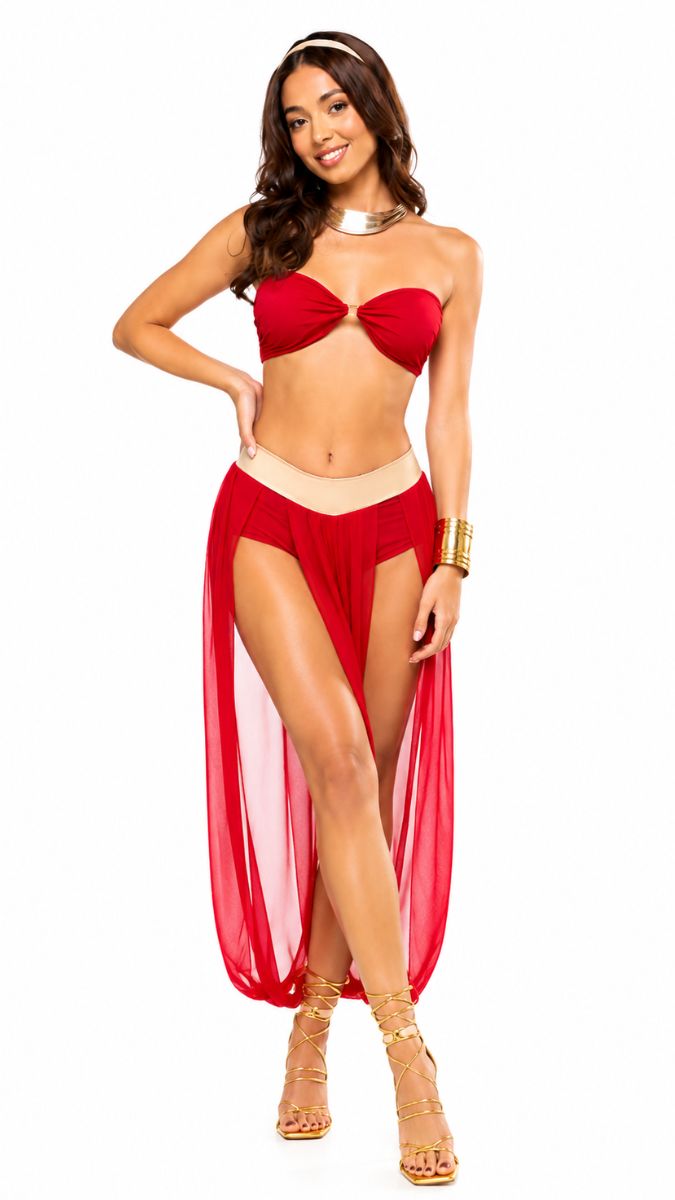 DESLUMBRA CON EL DISFRAZ ARABIAN NIGHTS ROJO