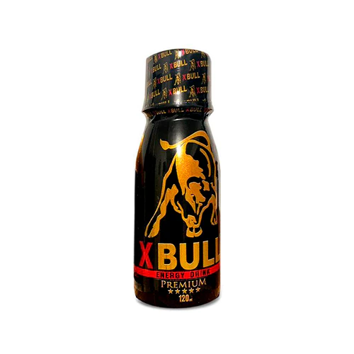 X-Bull 120ml: Concentrado de energía y pasión en una presentación premium.