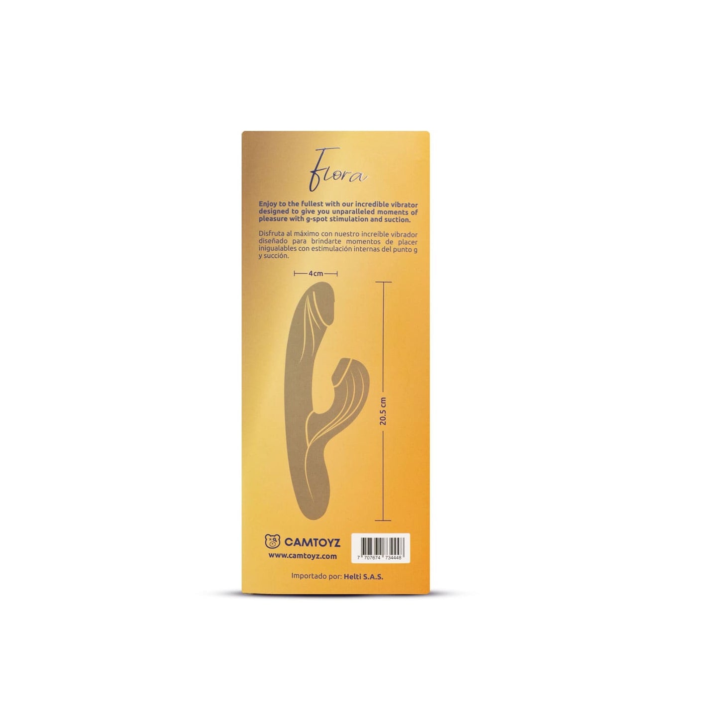 Vibrador de Doble Estimulación Flora