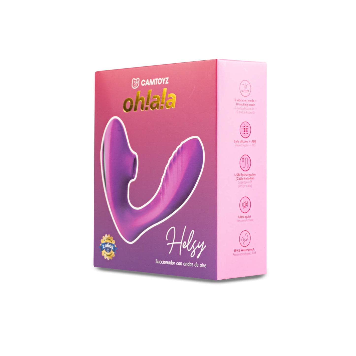 Vibrador Succionador Helsy Ohlala