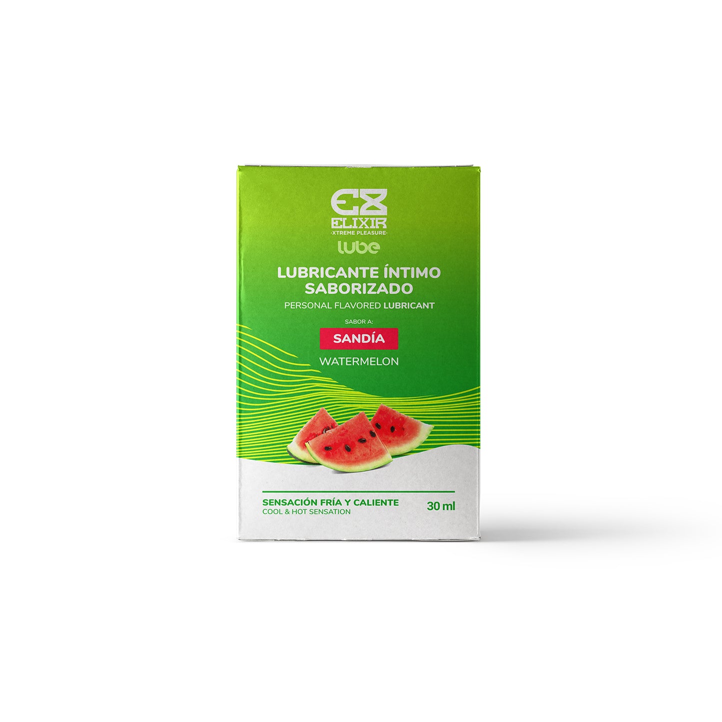 Lubricante Caliente-Frío Saborizado Sandía - Sabor a fruta