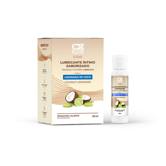 Lubricante íntimo caliente limonada de coco - Sabor a fruta