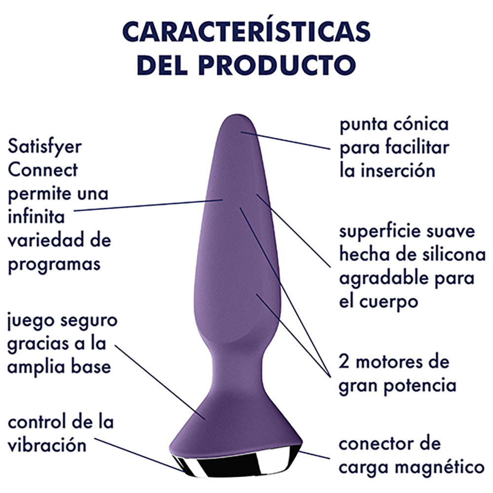 Plug Anal Vibrador Satisfyer Ilicious 1 Connect App