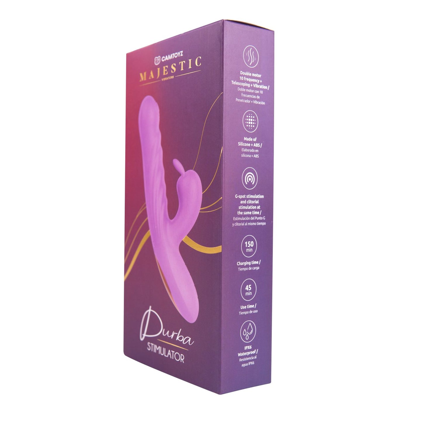 Vibrador doble estimulación Durba