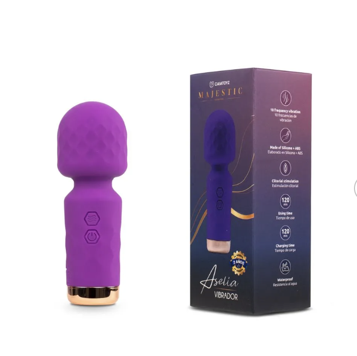 Vibrador Hitachi mini Aselia Majestic Morado