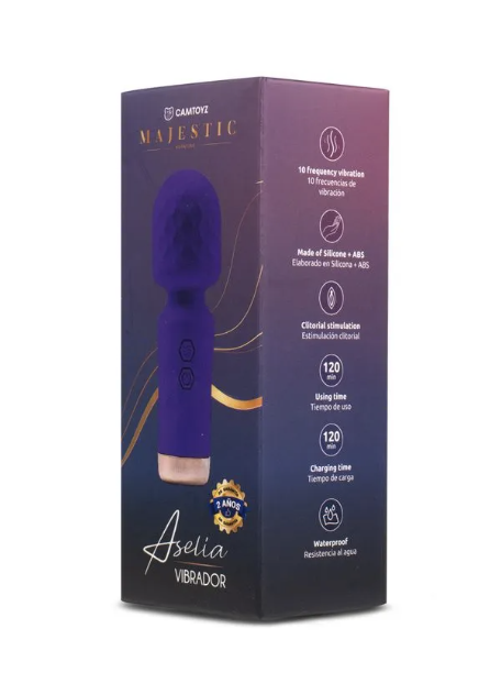 Vibrador Hitachi mini Aselia Majestic Morado