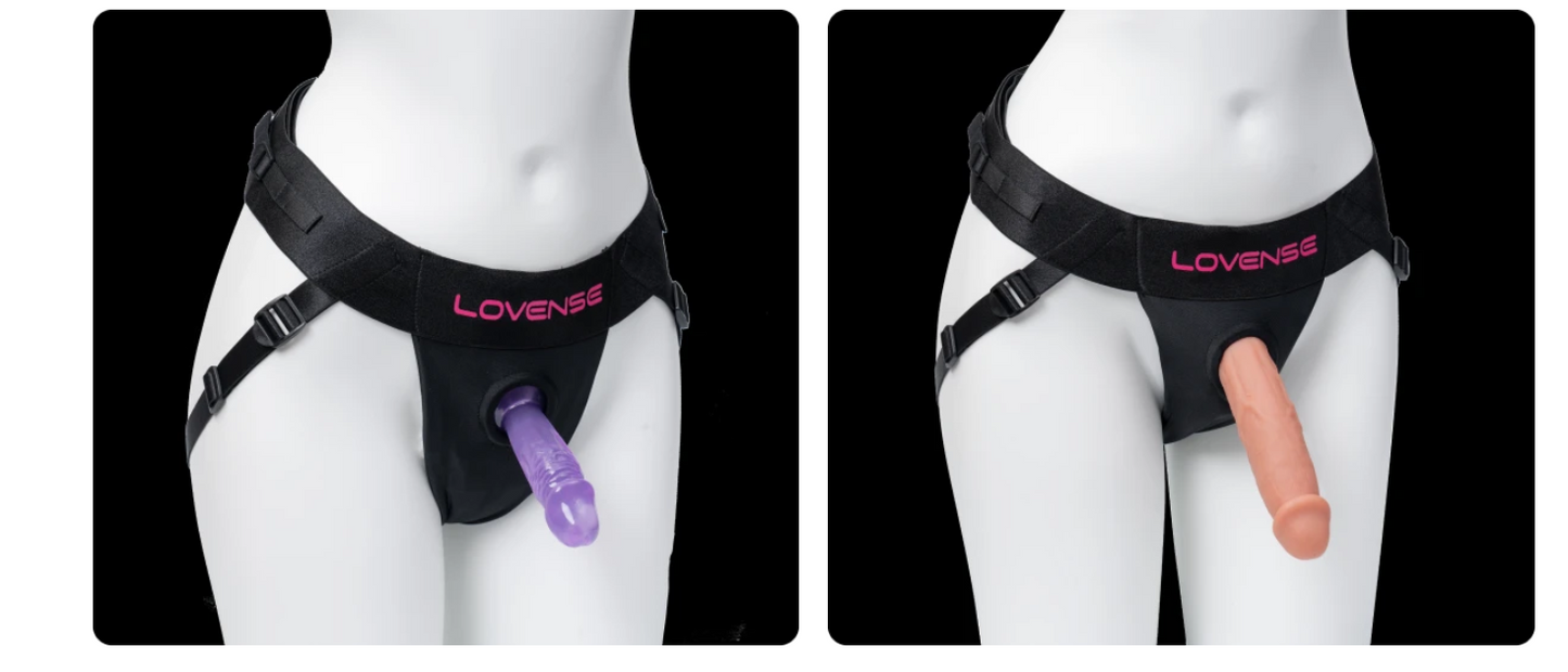 💥 Explora el Placer Sin Límites con el Arnés Strapless Lovense – Ajuste Cómodo, Compatible y Listo para Jugar