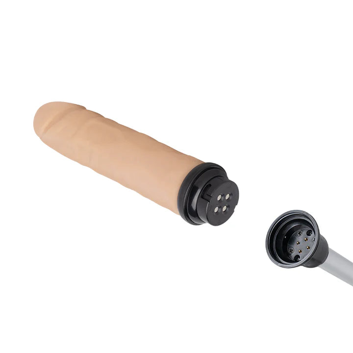 Dildo de silicona médica desmontable con sistema de encaje para la máquina Lust Sex Gun.