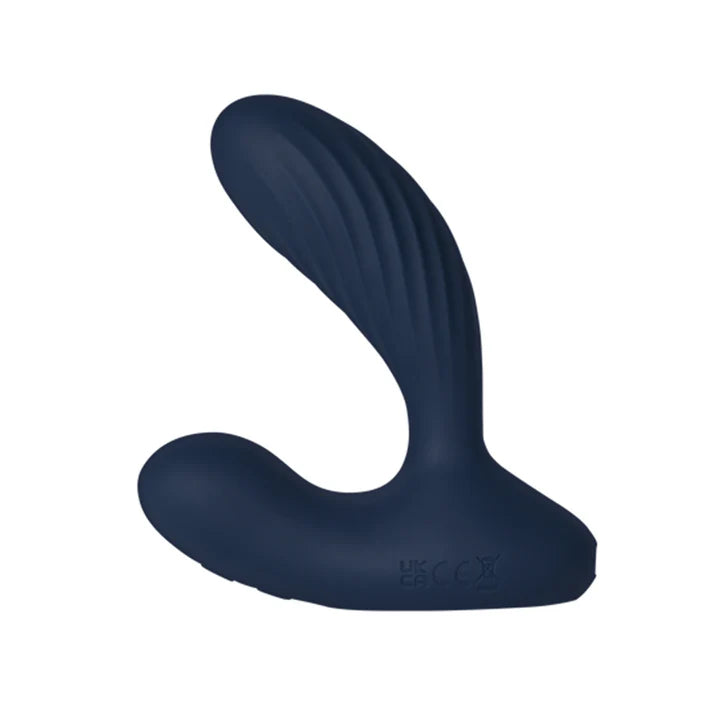 Estimulador prostático Vick Neo 2 color azul con diseño ergonómico de silicona médica.