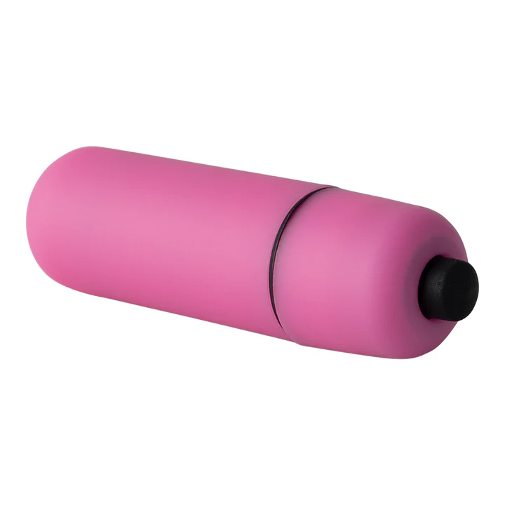 Mini vibrador Dwarf Bullet color rosado para estimulación íntima.