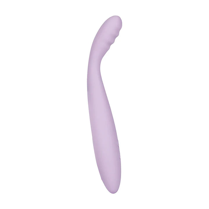 Vista lateral del vibrador Cici 2 mostrando su curvatura ergonómica para estimulación del punto G.