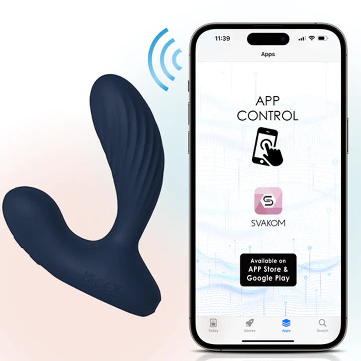 Vibrador prostático Vick Neo 2 con control mediante aplicación móvil Svakom.