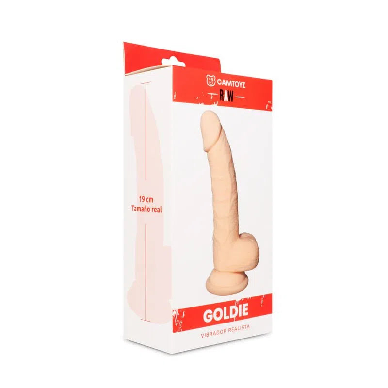 Vibrador Realista Goldie  Piel 18 cm