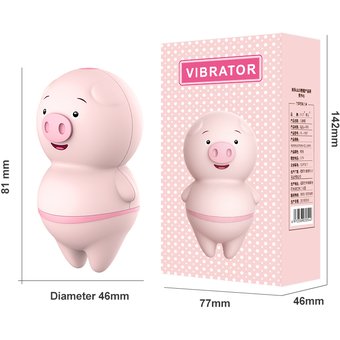 Estimulador Clitorial Simulador de Sexo Oral Cerdito
