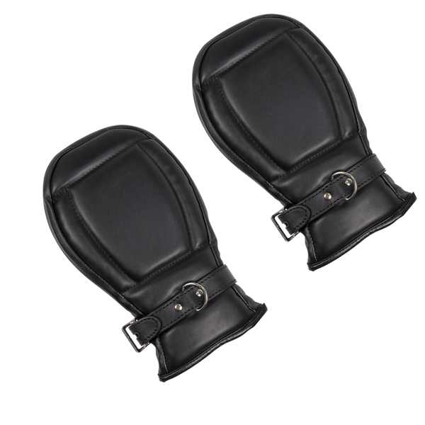 guantes bondage de cuero para juegos