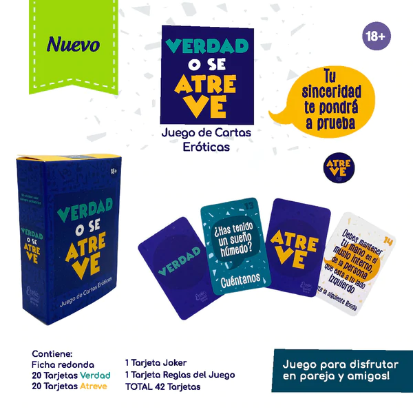 Cartas Eróticas Verdad o Se Atreve