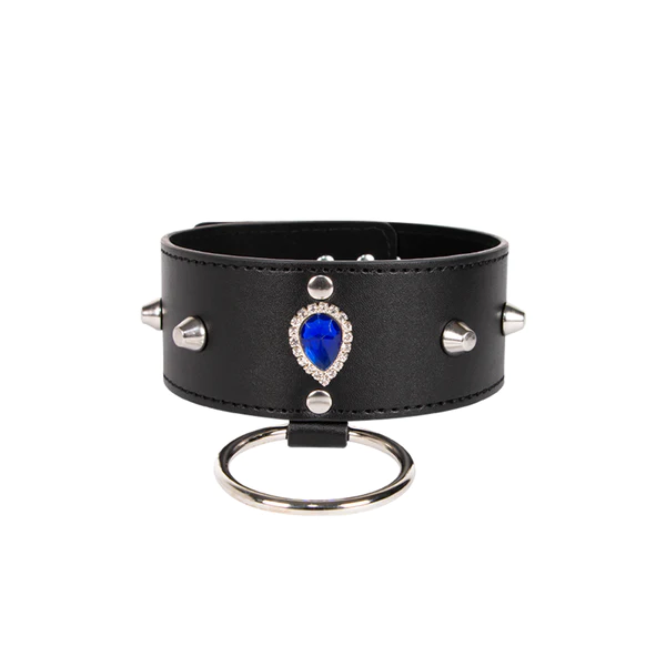 Collar con Cadena Joya Azul