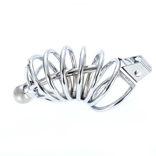 jaula de metal para pene con candado 