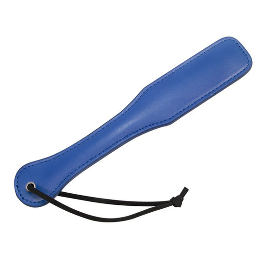 paleta sado  azul de cuero para juegos fetish