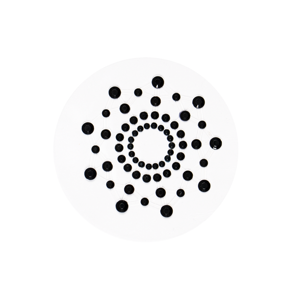 pezoneras adhesivas piedras negras 
