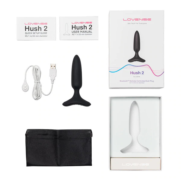 Plug Anal Vibrador Hush 2