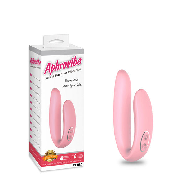 Vibrador de parejas en forma de u