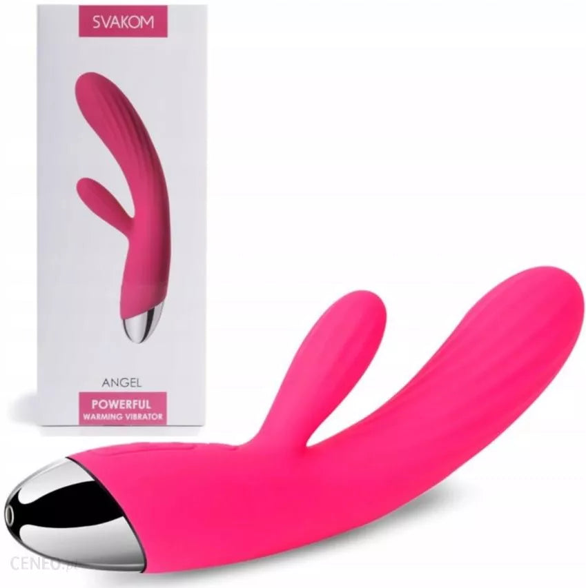 Vibrador Doble Estimulacion Termico Angel de Svakom